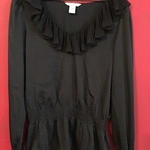 White House Black Market Black blouse.